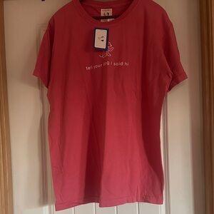 Women's Pink Short Sleeve Tee